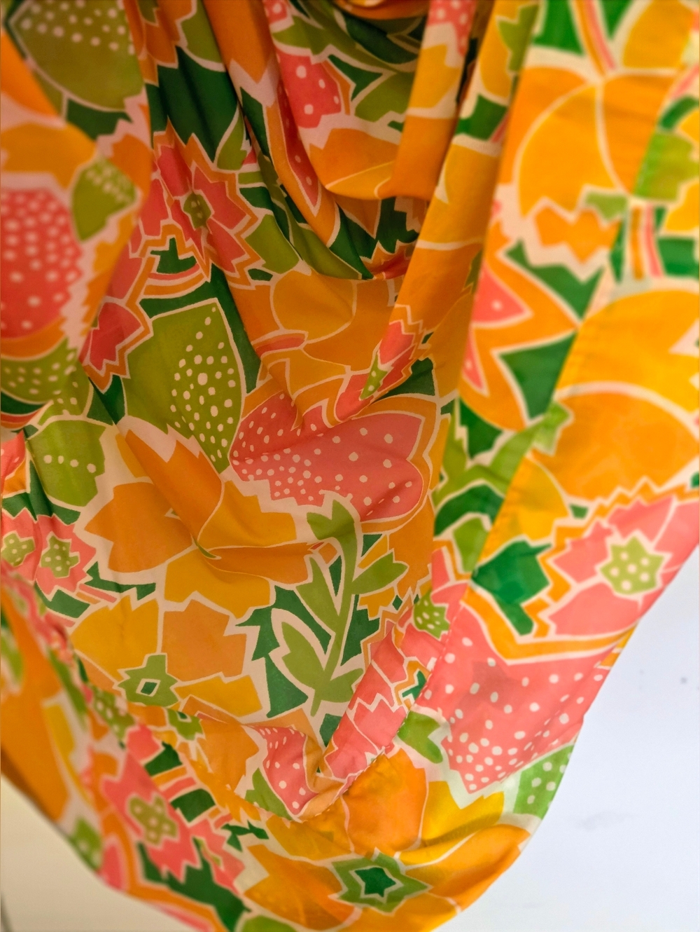Vintage 70s Sandcastle Psychedelic Floral Maxi Dress Size L (Vintage) - Picture 12 of 16